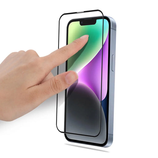 MOCOLO For iPhone 15 Black Edge Full Glue Film 3D Curved Tempered Glass High Transparency Screen Protector - 2