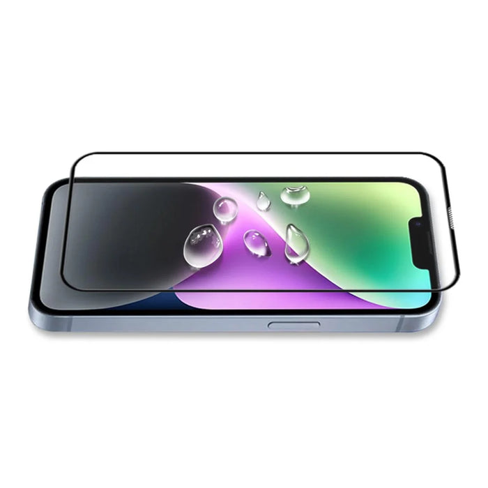 MOCOLO For iPhone 15 Black Edge Full Glue Film 3D Curved Tempered Glass High Transparency Screen Protector - 3