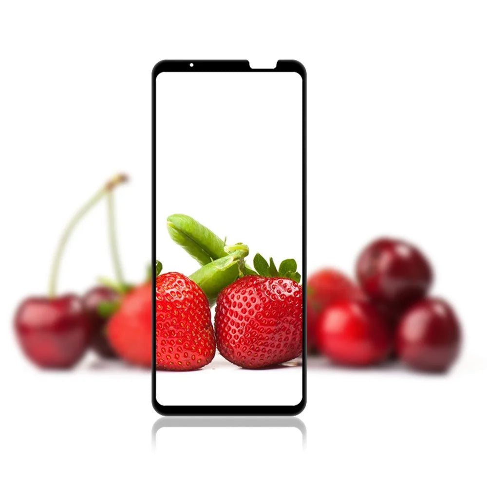 MOCOLO For Asus ROG Phone 7 5G Full Screen Protector Full Glue Silk Printing Tempered Glass Film - Black - 4