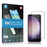MOCOLO For Samsung Galaxy S23 FE Silk Printing Full Screen Protector Full Glue Tempered Glass Film - Black - 6
