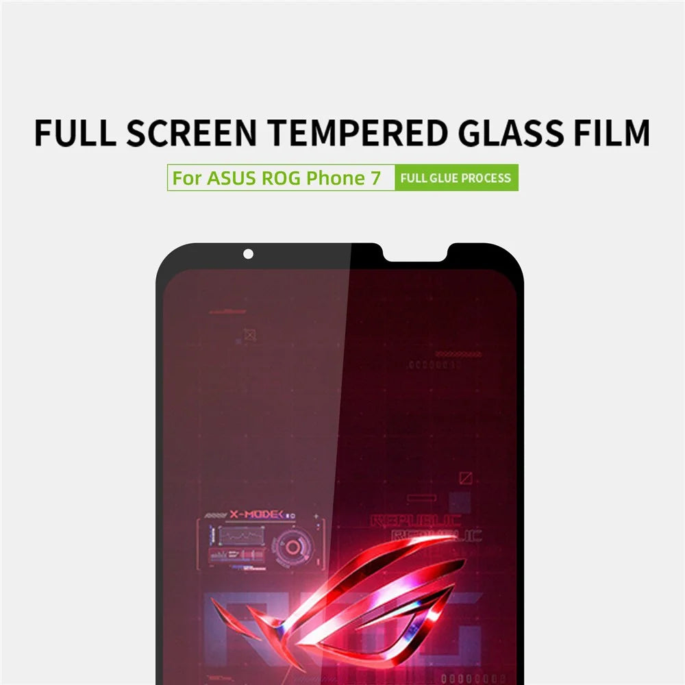 PINWUYO JK Tempered Glass Film Series-2 for Asus ROG Phone 7 5G Tough High Aluminum-silicon Glass Full Cover Screen Protector - 3