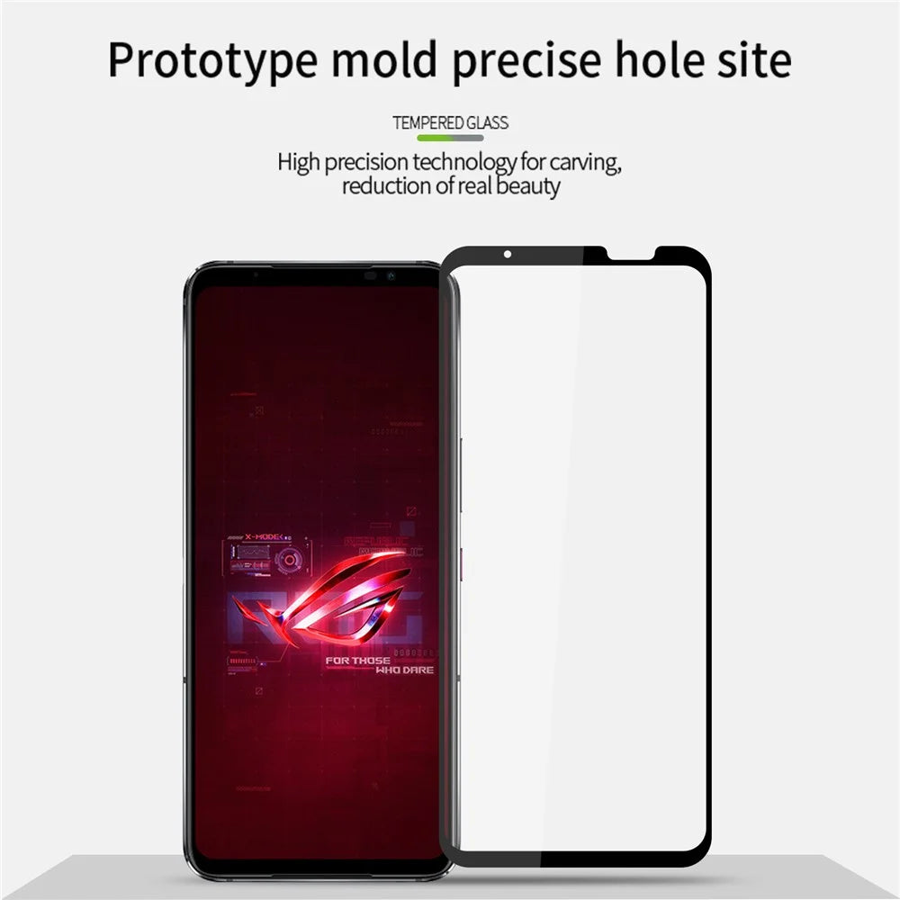 PINWUYO JK Tempered Glass Film Series-2 for Asus ROG Phone 7 5G Tough High Aluminum-silicon Glass Full Cover Screen Protector - 7