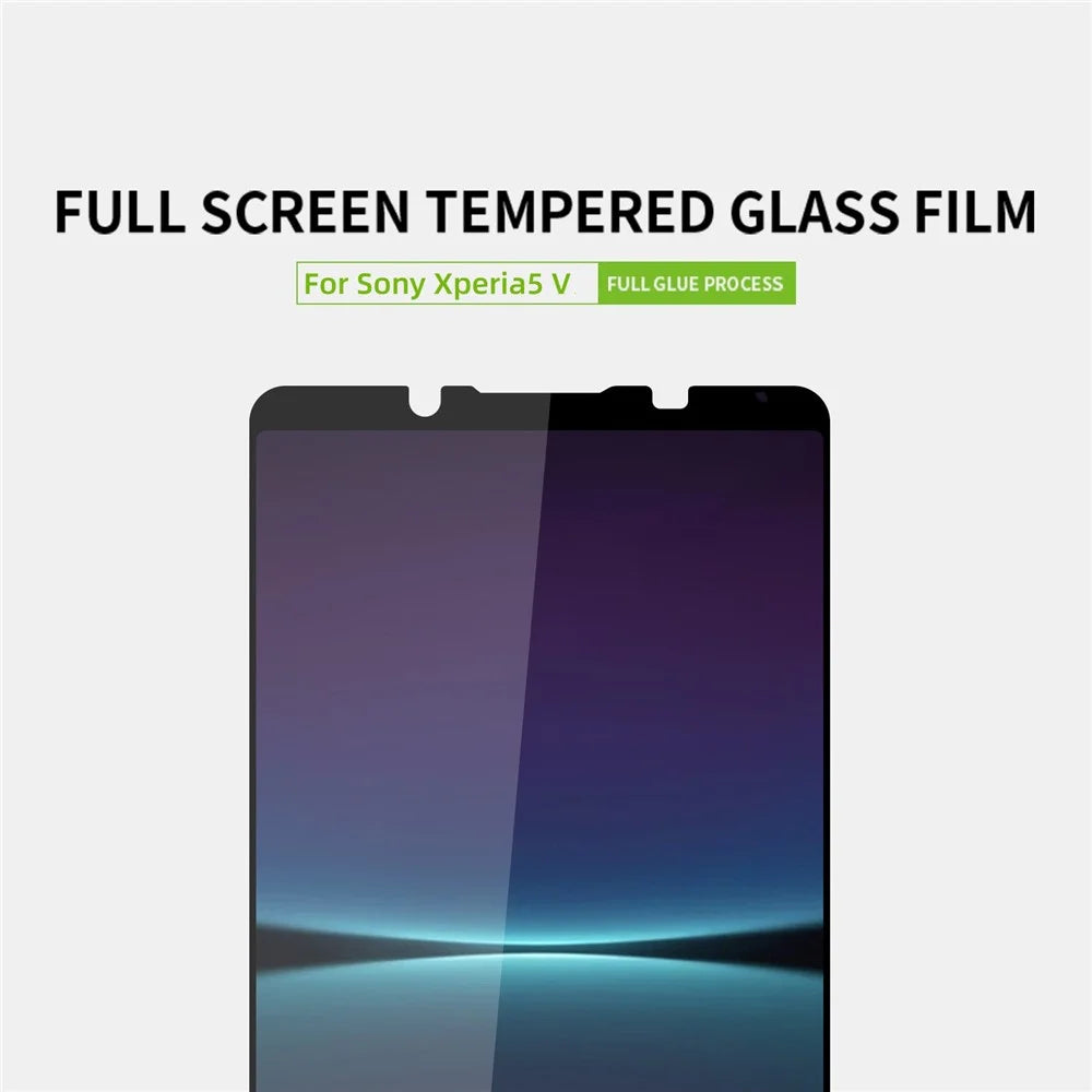 PINWUYO For Sony Xperia 5 V JK Tempered Glass Film Series-2 High Aluminum-silicon Glass HD Clear Full Screen Protector - 3