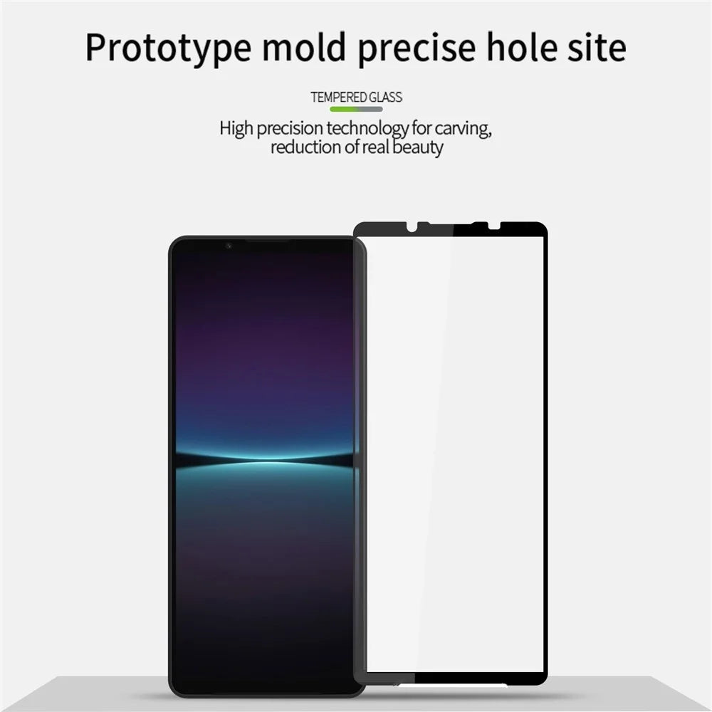 PINWUYO For Sony Xperia 5 V JK Tempered Glass Film Series-2 High Aluminum-silicon Glass HD Clear Full Screen Protector - 7