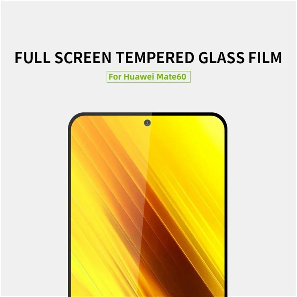 MOFI For Huawei Mate 60 JK Tempered Glass Film Series-1 Full Screen Protector High Aluminum-silicon Glass Full Glue Film - 3