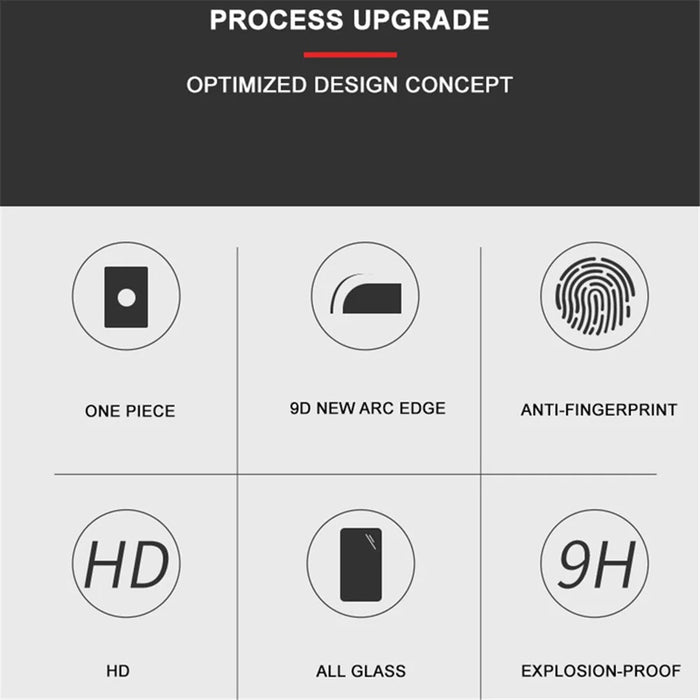 MOCOLO For Huawei Mate 60 Pro / Mate 60 Pro+ Screen Protector Full Coverage 3D Curved Tempered Glass Film - Black - 7