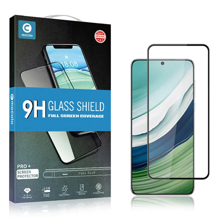 MOCOLO For Huawei Mate 60 Full Coverage Screen Protector Full Glue Silk Printing Tempered Glass Film - Black - 7
