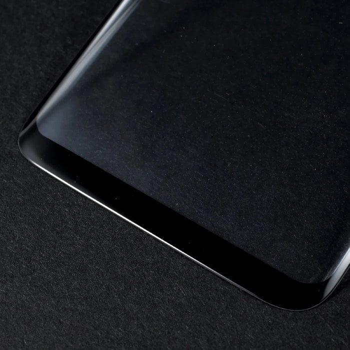 For Samsung Galaxy S8 Curved Full Coverage Mobile Tempered Glass Screen Protector - Black - 6