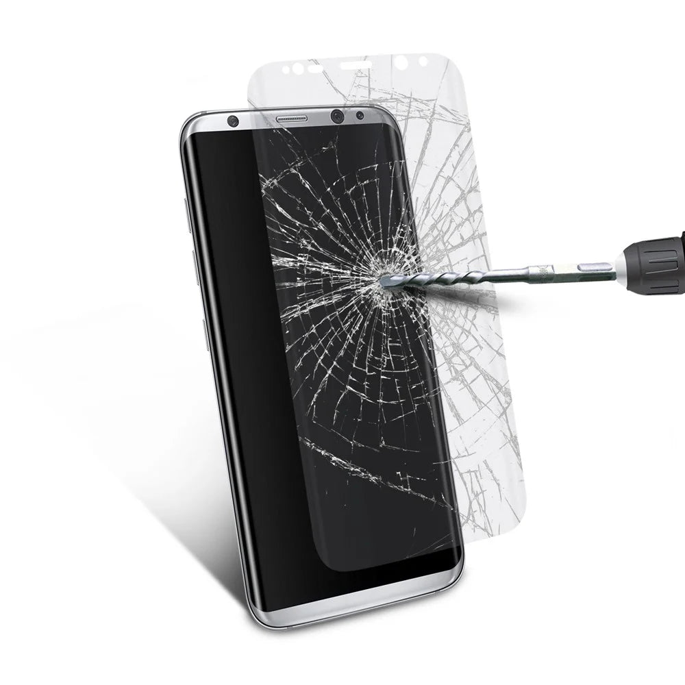 For Samsung Galaxy S8 0.3mm 3D Curved Tempered Glass Screen Protector Full Cover - 3