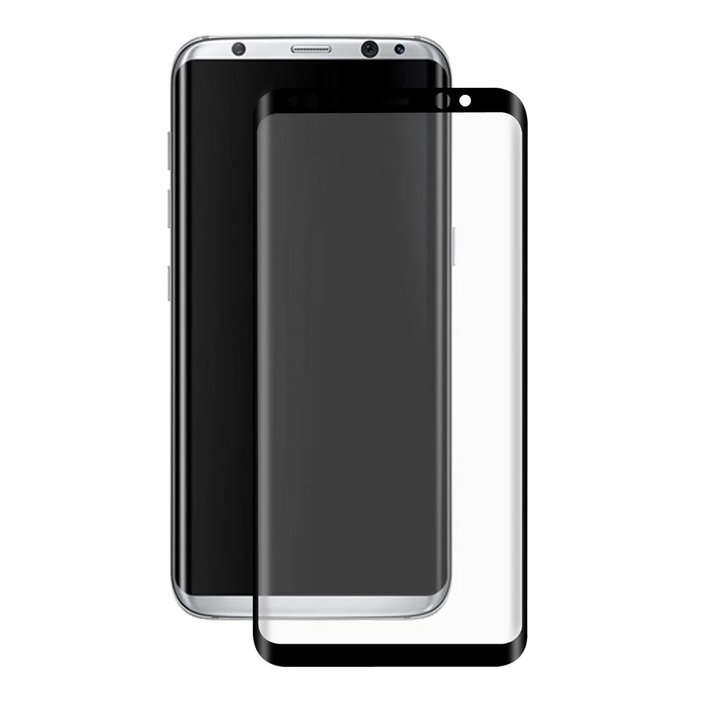 HAT PRINCE for Samsung Galaxy S8 0.26mm 9H 3D Curved Full Cover Tempered Glass Screen Protector - Black - 2
