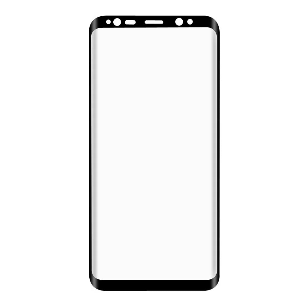 HAT PRINCE for Samsung Galaxy S8 0.26mm 9H 3D Curved Full Cover Tempered Glass Screen Protector - Black - 4