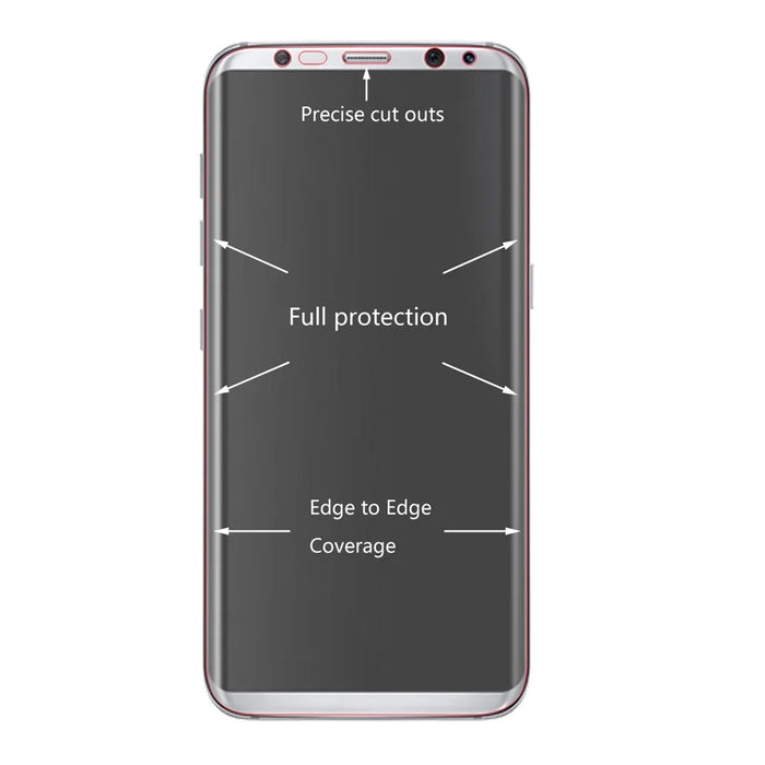 HAT PRINCE Curved Ultra Clear PET Full Covered Screen Protector Film for Samsung Galaxy S8 - 2