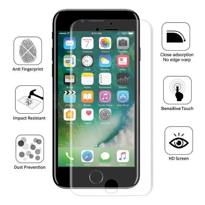HAT PRINCE Hydrogel Film 0.1mm Full Coverage Screen Protector Film for iPhone 7 4.7 inch - 1