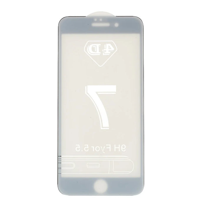 3D Full Coverage Tempered Glass Screen Protector Film for iPhone 7 4.7 inch - Black - 3
