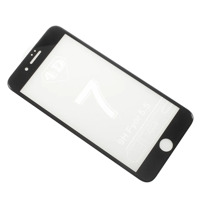 3D Full Coverage Tempered Glass Screen Protector Film for iPhone 7 4.7 inch - Black - 5