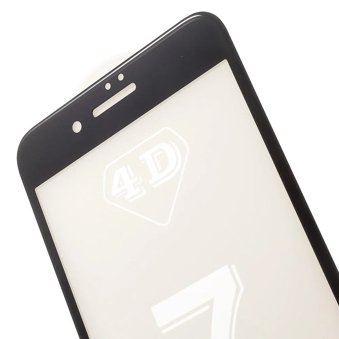 3D Full Coverage Tempered Glass Screen Protector Film for iPhone 7 4.7 inch - Black - 6