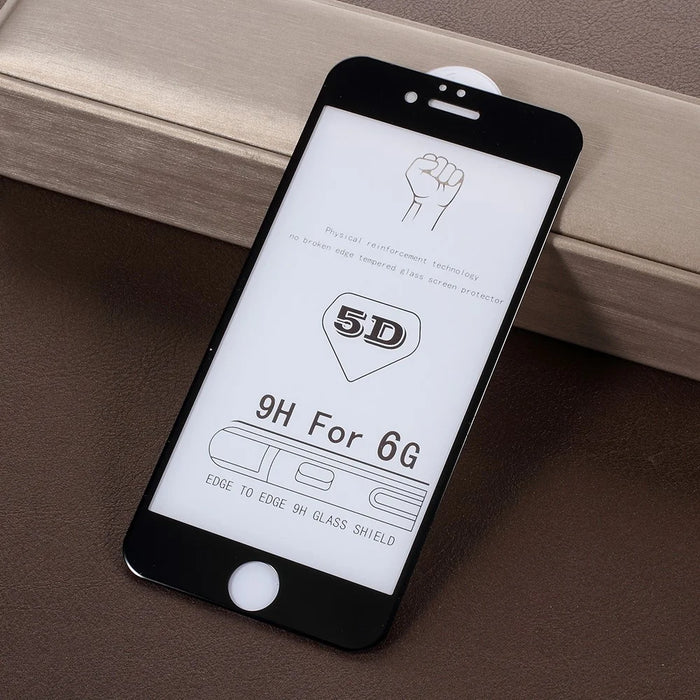 4D Full Size Tempered Glass Screen Guard Film for iPhone 6s / 6 4.7 inch - Black - 7