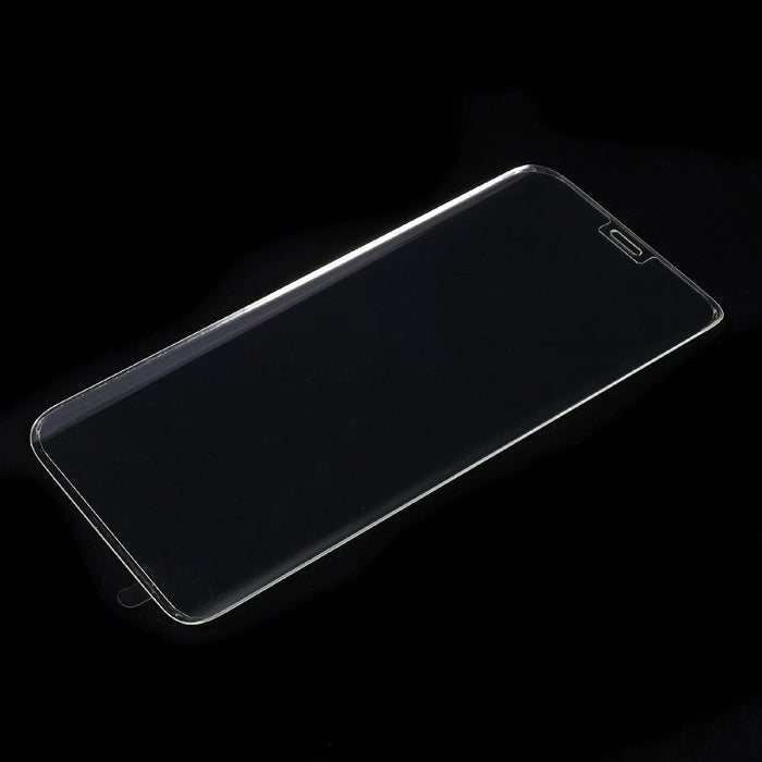 Curved Full Covering Tempered Glass Screen Protector for Samsung Galaxy S8+ SM-G955 - All Clear Transparent - 2