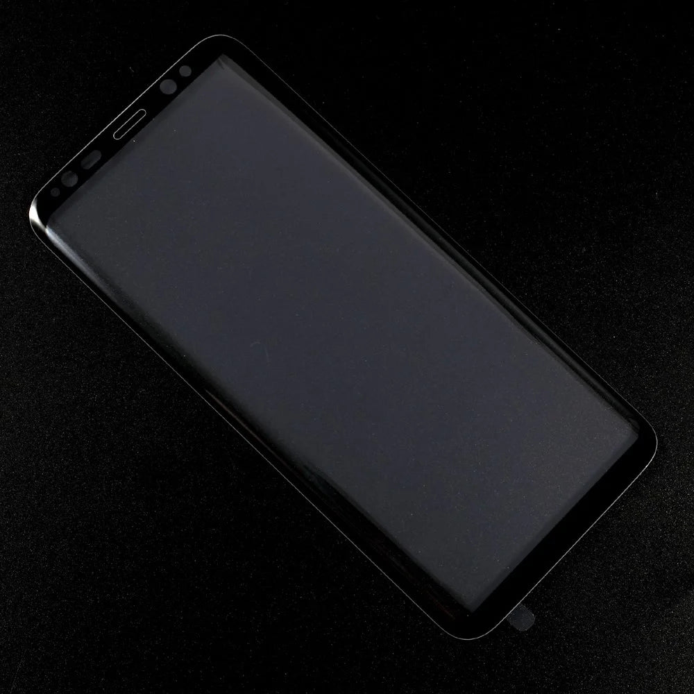 Full Size Curved Tempered Glass Screen Protector for Samsung Galaxy S8 SM-G950 - Black - 7
