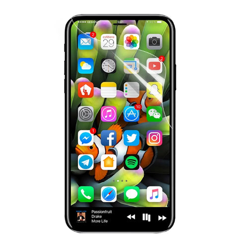 Full Coverage Soft Screen Protector Guard Film for iPhone 11 Pro 5.8" (2019)/ XS / X 5.8-inch - 1