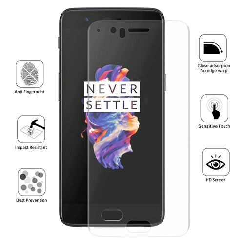 HAT PRINCE Hydrogel Film 0.1mm 3D Full Covered Soft Screen Protector for OnePlus 5 - 1