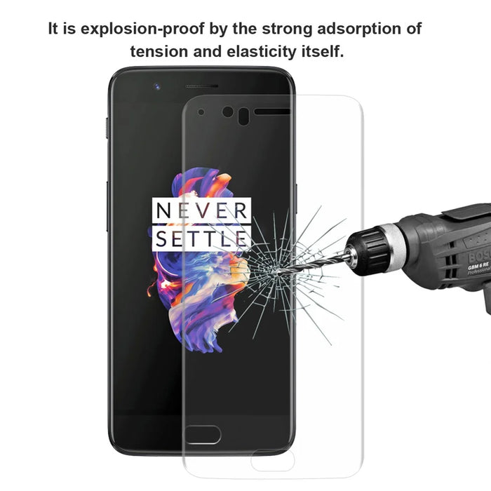 HAT PRINCE Hydrogel Film 0.1mm 3D Full Covered Soft Screen Protector for OnePlus 5 - 2