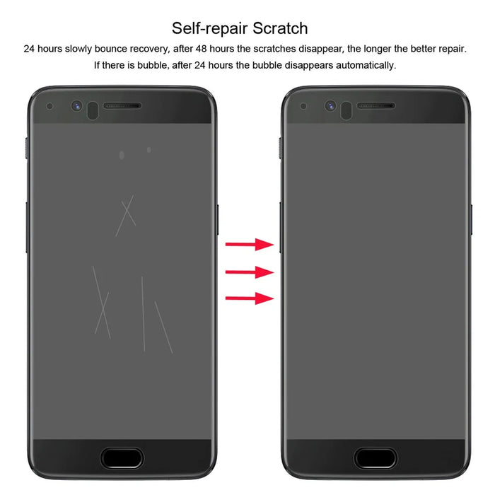 HAT PRINCE Hydrogel Film 0.1mm 3D Full Covered Soft Screen Protector for OnePlus 5 - 5