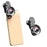 APEXEL APL-HB2IN1WM Phone Lens 2 in 1 Clip-on 10X Macro Lens + 120° Wide Angle Lens Kit - 1
