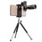 APEXEL Phone Camera Lens Kit, 22X Telephoto Lens + 120° Wide Angle Lens + 25X Macro Lens + 205° Fish Eye Lens - 2