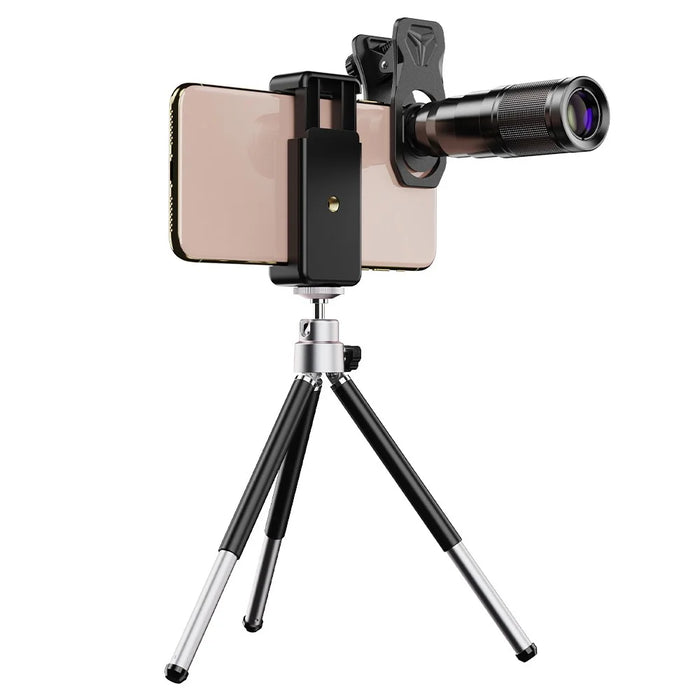 APEXEL Phone Camera Lens Kit, 22X Telephoto Lens + 120° Wide Angle Lens + 25X Macro Lens + 205° Fish Eye Lens - 2