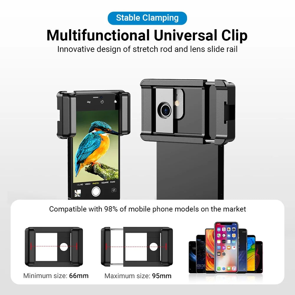 APEXEL HD Metal 20-40x Zoom Telescope Telephoto Lens Monocular Phone Camera Lens for iPhone Samsung Huawei - 7