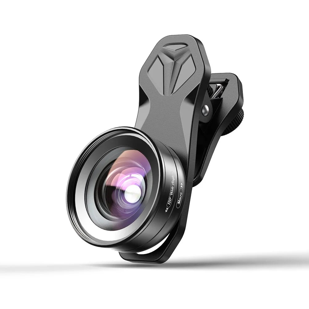 APEXEL HD Optic Camera Phone Lens 2-in-1 Wide-angle Macro Lens for Smartphones - 3