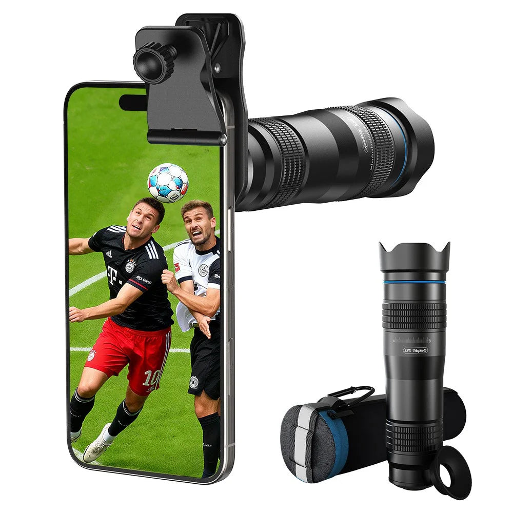 APEXEL APL-JS28X HD 28x Telephoto Telescope Lens Universal Smartphone Photography Kit - 2