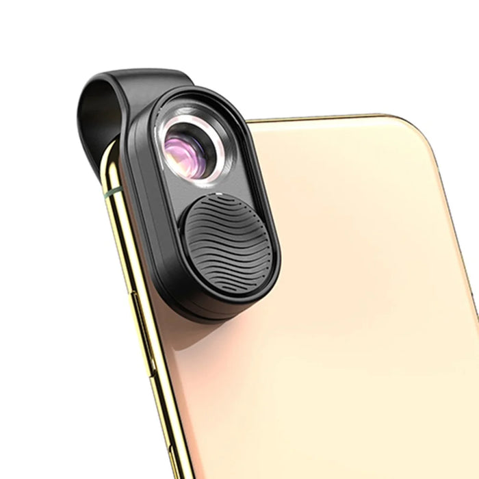 APEXEL APL-MS01 100X Phone Camera Microscope Lens High Magnification LED Light Pocket Phone Micro Lens for iPhone Samsung Smartphones - 1