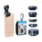 APEXEL APL-DG5-H 5-in-1 Fisheye Wide Angle Macro Telephoto CPL Lens Mobile Phone Mini Camera Lens - 1