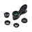 APEXEL APL-DG5-H 5-in-1 Fisheye Wide Angle Macro Telephoto CPL Lens Mobile Phone Mini Camera Lens - 7