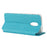 VILI DMX for OnePlus 6T Cross Texture Leather Protective Shell [Card Holder Stand] - Blue - 3