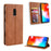 Vintage Style Leather Wallet Case for OnePlus 6T - Brown - 1