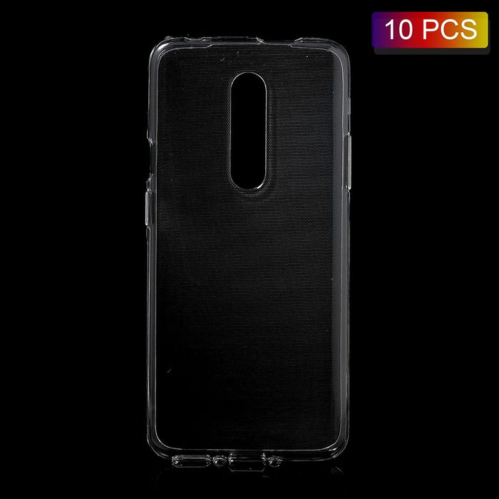 10 PCS/Set Non-slip Inner Clear TPU Protective Cases for OnePlus 7 Pro - 1