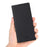 VILI DMX Cross Texture Card Holder Leather Stand Cover for OnePlus 7 Pro - Black - 4