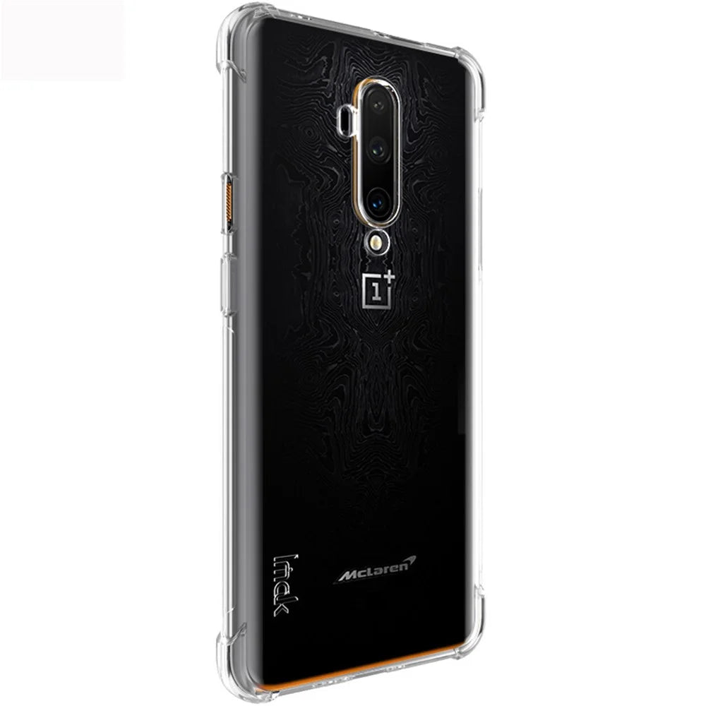 IMAK for OnePlus 7T Pro Shockproof Full Protection TPU Phone Cover - Transparent - 4