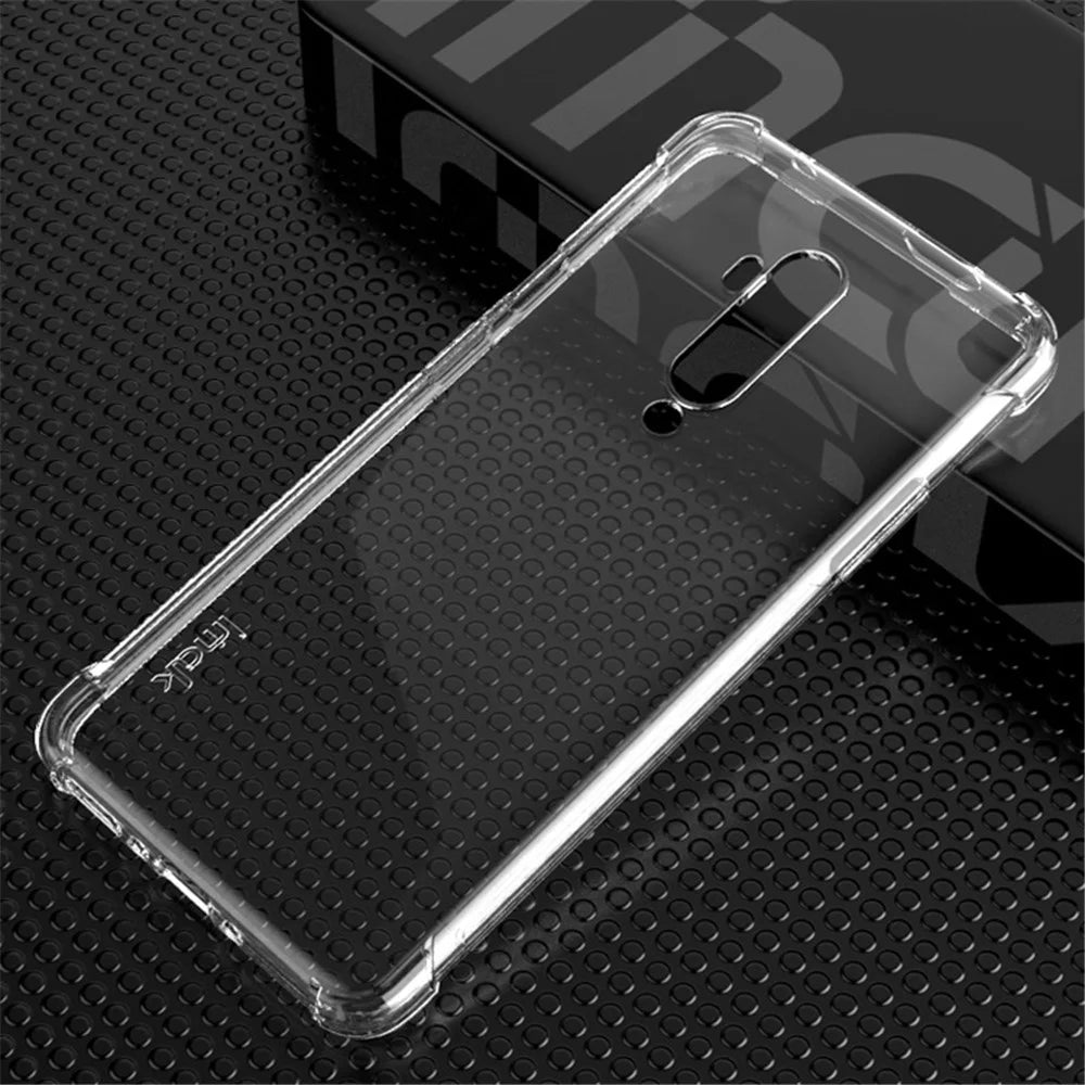 IMAK for OnePlus 7T Pro Shockproof Full Protection TPU Phone Cover - Transparent - 5