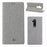 VILI DMX Cross Texture Leather Stand Case with Card Slot for OnePlus 7T Pro - Grey - 1