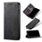 Vintage Style Jeans Cloth Texture Wallet Flip Leather Phone Case for OnePlus 8 - Black - 1