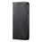 Vintage Style Jeans Cloth Texture Wallet Flip Leather Phone Case for OnePlus 8 - Black - 3