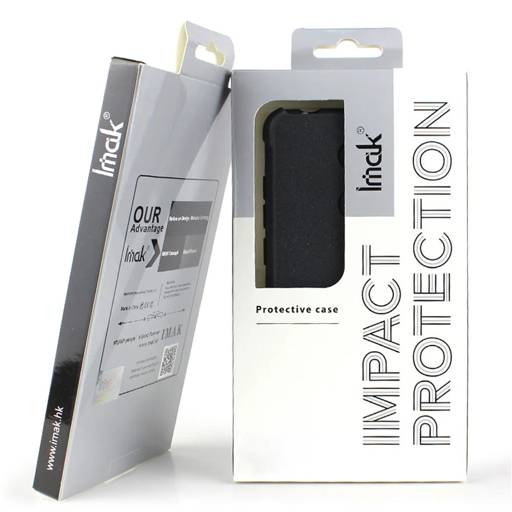 IMAK Airbag Shockproof TPU Case + Screen Film for OnePlus 8 Pro - Transparent - 6