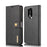 DG.MING Phone Cover Detachable 2-in-1 Split Leather Wallet Shell + PC Back Case for OnePlus 8 Pro - Black - 1