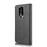DG.MING Phone Cover Detachable 2-in-1 Split Leather Wallet Shell + PC Back Case for OnePlus 8 Pro - Black - 3