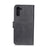 PU Leather Magnetic Wallet Stand Cell Phone Protective Shell for OnePlus Nord - Black - 3