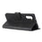 PU Leather Magnetic Wallet Stand Cell Phone Protective Shell for OnePlus Nord - Black - 4